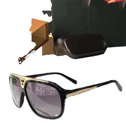 Mujer hombres mujeres marca diseñador moda unisex evidencia gafas de sol de alta calidad gafas de sol señoras gafas femeninas Z0350W