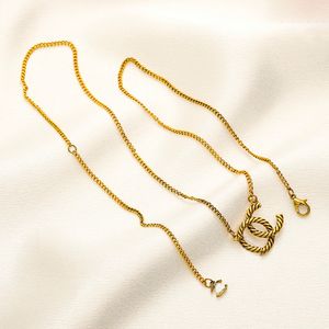 Damen-Halsketten mit Anhänger, Silber vergoldete Halsketten, Designer-Schmuck, Damen-Halsketten, Buchstaben-Anhänger, Hochzeitsgeschenk