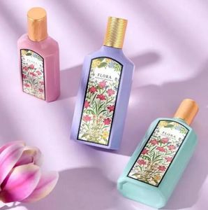 Designer Brand Flora Perfumes for Women Gardenia Cologne 100ml femme Sexy Jasmin Perfumes Perfumes Spray Edp Parfums Set Gift Set Royal Essence Mariage Perfume