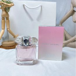 Vrouw Parfum Geur 90ml Eau De Toilette Langdurige en Goede Geur EDT Lady Girl Roze/Geel/Rood Diamond Parfum Cologne Spray Fast Ship