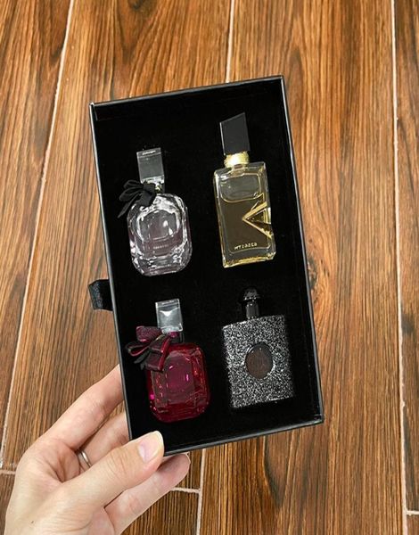 Femme Perfume Set Lady Fragrance Spray 75 ml 4 pièces Suit élégants et nobles Modèles de la plus haute qualité et post-port 5824175