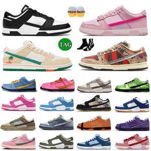 Panda Chaussures de course Faible Noir Blanc Suivant Nature Gris Brouillard Kentucky Triple Rose Otomos Harvest Moon Hommes Femmes DHgate Designer Sneaker Lows Baskets 36-48 nous 12 13 14