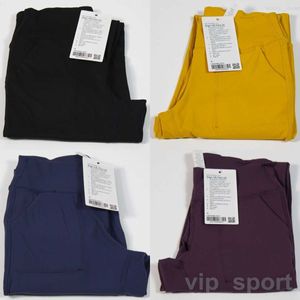 Femme Poches Pantalons De Jogging Yogas Running Pantalon Décontracté Athlétique Sport Pantalon Wunder Train Entraînement Pleine Longueur Fitness Populaire Couleur Unie Dame