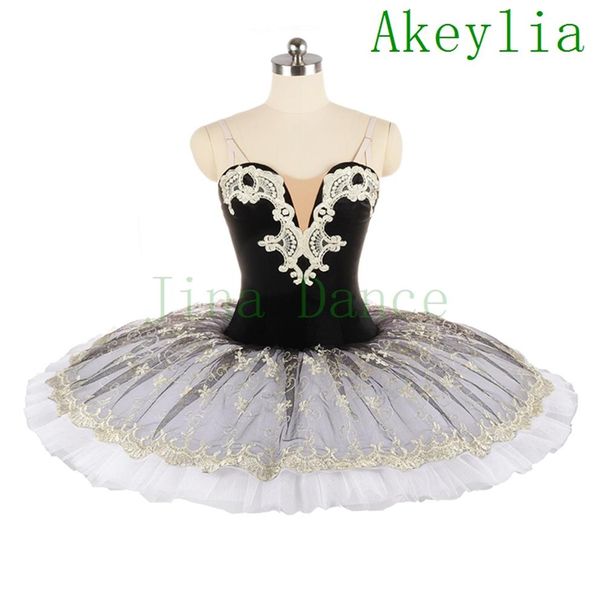 Femme professionnel ballet tutu femmes blanc noir cygne adulte ballet costume enfants filles plume adulte ballet tutu kids224N