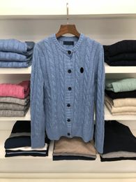 Femme Col rond et Vneck Pull Designer Luxe Ralphs Polos Manteau classique Mode RL Petit Cheval Broderie Tricots Laurens Bouton Tricoter un avec des couleurs