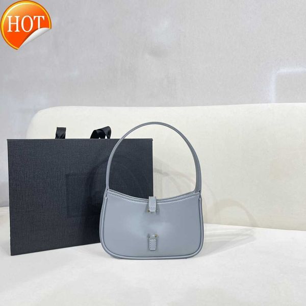 Bolsos de tambor de diseñador de lujo para mujer, bolsos de hombro, bandolera, bolso de mano 2023, nueva moda, textura de cuero, bolso de sillín portátil, bolso de media luna, venta directa de fábrica