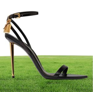 Vrouw sandaal tom-sandal sandalen met hoge hakken luxe designer met hoge hakken naakte pumps zomerschoenen Pointy Toe1498546