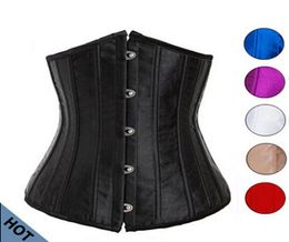 Femme sexy tasse sansbust corset s6xl Plus taille de taille de taille corsets corselet top kopcet noir whitepinkpurple color9788785
