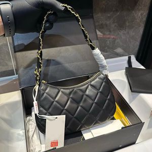 Femme sacs à bandoulière Hobo concepteur fourre-tout sac à main noir luxe classique 23K mode femme sacs à main en cuir