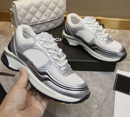 Mujer estrella zapatillas de deporte fuera de la oficina zapatilla de deporte canal de lujo diseñador para hombre hombres para mujer entrenadores deportes zapato casual zapatos para correr2024