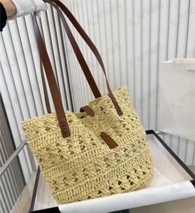 Vrouw Straw schoudertassen Designer strandtas kettingtas kleine kleppen mode haak handtas dame kleine bakken