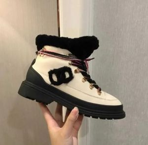 Femme Daim Cuir De Veau Shearling Gris Orange Bottes Style Décontracté Tissus Mélangés Style De Rue Bottes Unies Mode Paris