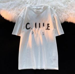 Femme T-shirt Designer Été À Manches Courtes Mode Blouses Chemises À Capuche Femmes Top Pur Coton Respirant Taille S-3XL