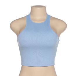 Camiseta sin mangas para mujer, conjunto de falda blanca, Tops recortados de verano, Tops transparentes para mujer, bordado morado, hombros descubiertos, informal, sin mangas, sin espalda