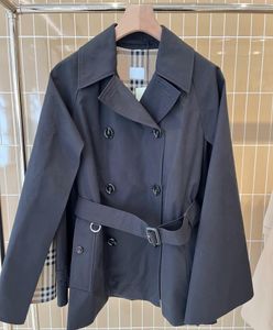 Femme Trench-Coat Designer Vestes Longues Manteaux Coupe-Vent D'hiver Classique Rayé Veste Coupe-Vent Vêtements D'extérieur Vêtements Pour Femmes S-L 23FW