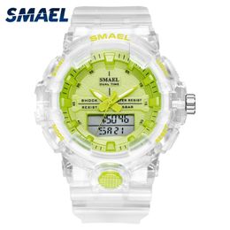 Vrouw horloge Quartz Smael Sport Horloges 50 M Waterdichte Horloges Dame Jelly Starp Clock 8025 Reloj Mujer Dameshorloge Women 201204