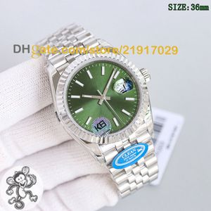 Vrouw Horloges Datum Heren Designer Horloge CleanFactory Horloges 2836 Beweging 36mm Automatische Mechanische Water Proof Sappire