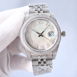 Femme Montres Diamant Montres Montre-bracelet 904L 41mm Automatique Argent Montre Suisse Acier inoxydable Saphir étanche Lumineux Couples Style Classique Montre-bracelet