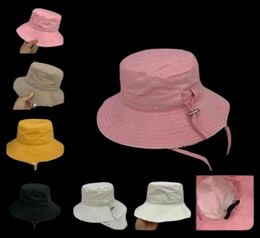 Woman Wide Brim Bucket Hats 2022 Printemps Été Nouveau Brestable Ladies Girls Le Bob Artichaut Fisherman Sun Hat Cap Big Brim UV Prot8277660