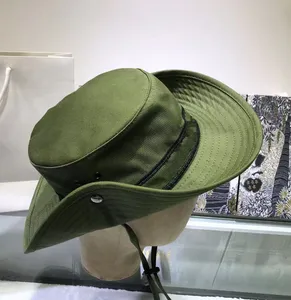 Vrouw brede rand hoeden zomer artisjau emmer hoed zon cap drawstring ontwerp
