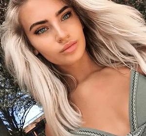 Perruques de femmes à cheveux humains Wigs Bob Bob Lace Frontal Wig ombre Ash Blonde Gris HD Lace Transparent Natural Wave Colored 360