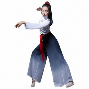 Femme Yangge Vêtements Traditial Costume de danse folklorique chinoise Adulte Élégant Classique Natial Costumes Square Hanfu Dance F4oj #