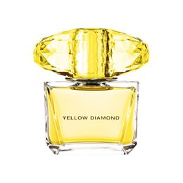 Mujer Perfume Amarillo Fragancia Diamante 90ml Eau De Toilette Larga Duración Buen Olor EDT Lady Girl Pink Diamond Crystal Parfum Colonia Spray Envío Rápido