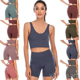 Mujer Yoga Tight 3 Shorts Fitness Naked Ejercicio Short Athletic Three Pants Pantalones de yoga de secado rápido Pantalones de levantamiento de glúteos Leggings delgados