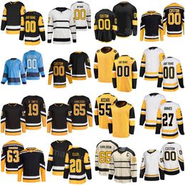 Femme Jeune Homme Hockey 65 Erik Karlsson Jerseys 19 Reilly Smith 20 Lars Eller 63 Radim Zohorna 27 Ryan Graves 55 Noel Acciari 87 Sidney Crosby Classics Heritage Team