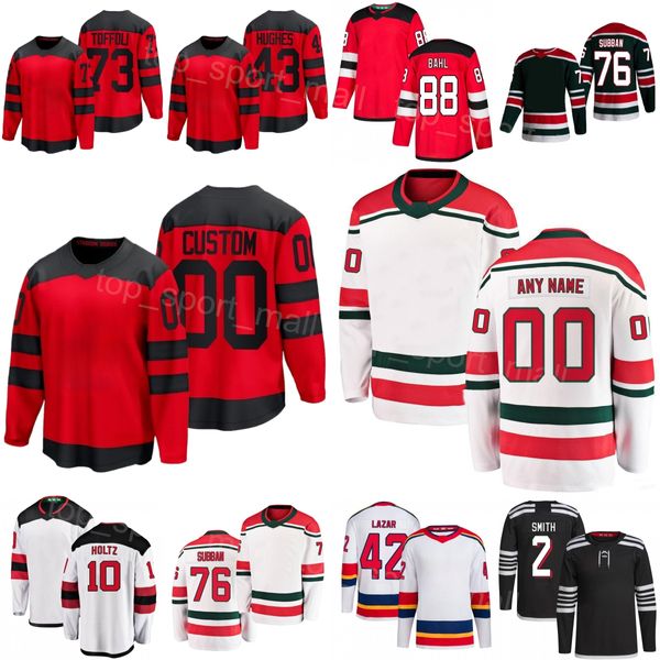 Femme Jeune Homme Hockey 73 Tyler Toffoli Jerseys 24-25 Stadium Series 43 Luke Hughes 10 Holtz 42 Curtis Lazar 88 Kevin Bahl 2 Brendan Smith 76 PK Subban Reverse Retro