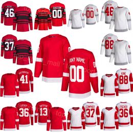 Vrouw Jeugd Man Hockey 88 Patrick Kane Jerseys 41 Shayne Gostisbehere 37 JT Compher 17 Daniel Sprong 46 Jeff Petry 36 Christian Fischer 13 Pavel Datsyuk Reverse Retro