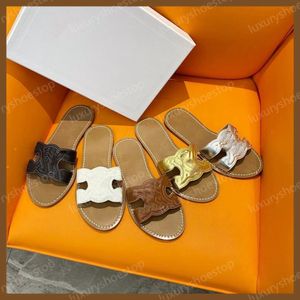 Domans Designer Slippers Sandaal Muildieren Vast Luxury slides slippers Flops Flop Heel Sliders buitenshuis