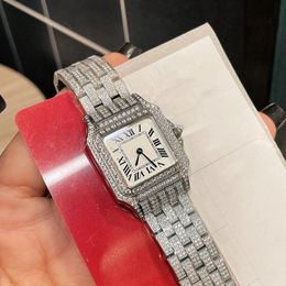 Montre femme diamant importé mouvement à quartz montres 27mm 37mm étanche mode conception unique 904L montres-bracelets en acier inoxydable