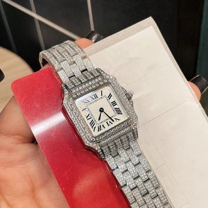 Reloj para mujer Relojes con movimiento de cuarzo importados con diamantes 27 mm 37 mm Moda resistente al agua Diseño único Relojes de pulsera de acero inoxidable 904L