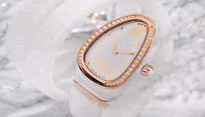 Dames Deisnger-polshorloges quartz uurwerk slangenhorloge met diamanten horloges voor feestjes