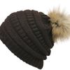 Capuchon tricoté de la mode Femme Automne hiver chaleur chaude chaude cruelle Bonnet de marque hip-hop de laine pompon hats kka2684