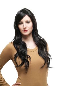 Mode Wig Women's Synthetic Cos Black Wavy Hair Wigs 60 cm