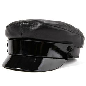 Casquette militaire pour femmes, béret Newsboy 2021 cuir de mouton, taille M L XL, à la mode, 100%