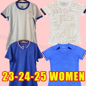 Mujeres 2023 Maillots de fútbol camisetas de fútbol francesas 2024 2025 BENZEMA MBAPPE GRIEZMANN POGBA 23 24 Francia KIMPEMBE FEKIR Kante camisa niña