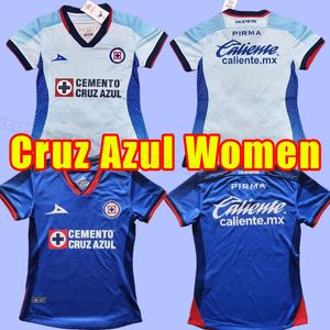 Dames 23 24 Cruz Azul Heren fans Versie Voetbalshirts ANTUNA GIMENEZ TABO RODRIGUEZ MORALES ESCOBAR Home Away 3rd Voetbalshirts meisje