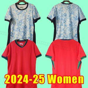 Femmes 24 25 Portuguesa Joao Felix Soccer Jerseys Ruben Neves Bruno Fernandes Football Shirt J. Otavio Ronaldo Uniforme Fans version 2024 2025 Girl