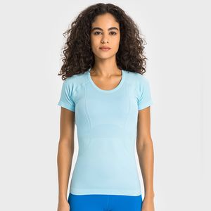 Vrouwen Active Shirts Tees Dunne Breatheble Yoga Shirts Runing Sport T-shirt S2067