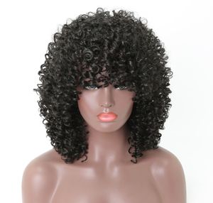 Pelucas rizadas afro para mujer, peluca corta africana, cubierta para la cabeza, venta al por mayor