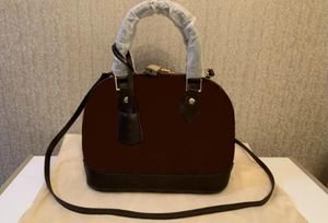 Alma – sac à main à bandoulière avec serrure et clé pour femmes, sacoche en cuir, sac à main à coque, sacs à bandoulière pour cosmétiques, M466