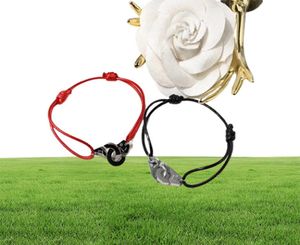 Pulsera de tamaño para mujer y hombre, cuerda hecha a mano, esposas de acero inoxidable y titanio para dinhvan, significado del deseo jewe7491761