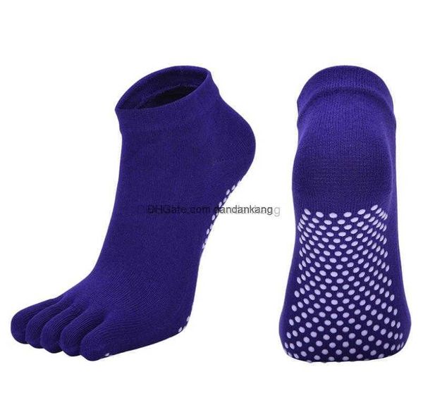 Chaussettes de yoga antidérapantes pour femme