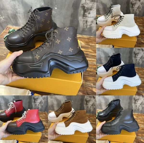 Женские лоферы на платформе Archlight 2.0, дизайнерская повседневная обувь на платформе с круглым носком, модные кожаные ботинки