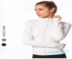 Chemises de Sport athlétique pour femmes, coupe cintrée, manteau de Fitness à manches longues, hauts courts de Yoga avec trous pour les pouces, veste de gymnastique, sweat-shirts d'entraînement Outf