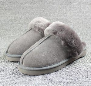 Botas de nieve de Australia para mujer, chanclas forradas de piel de oveja de gamuza, zapatos de invierno, botas de castaño negro, plataforma Tazz, zapatos de casa de invierno para hombre dww