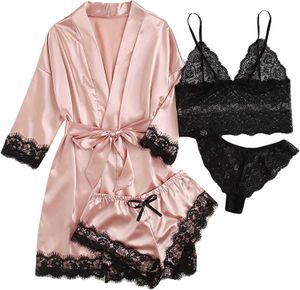 Vrouwen Babydoll Nachtkleding Boudoiroutfits Grote maten Langeray Xs-5xl Nachtsexy jurk voor dames